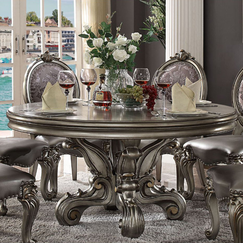 Barnathan Round Solid Wood Base Dining Table